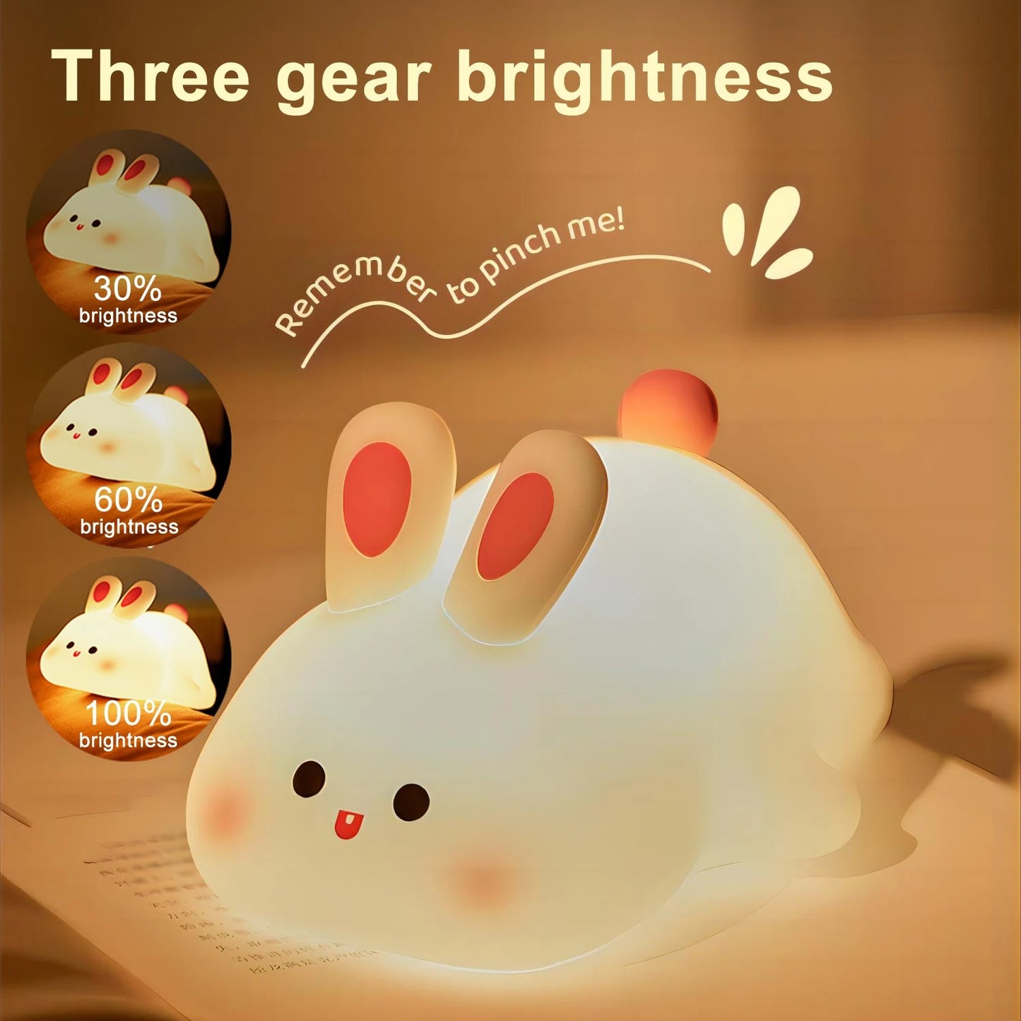 THE GLOWY SQUISHY RABBIT